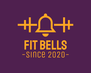 Gold Notification Bell logo design