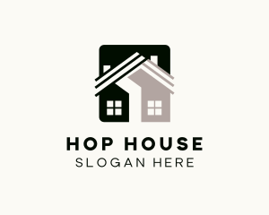 House Roofing Architecture logo design