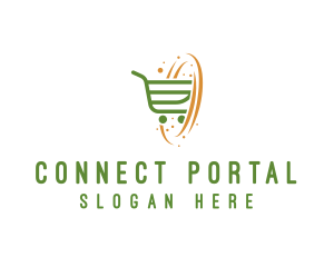 Portal Grocery Cart  logo design