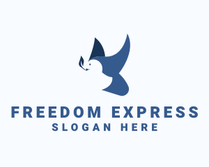 Religious Dove Freedom logo design