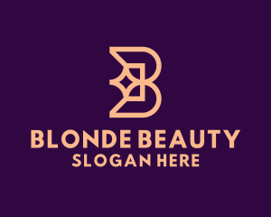 Beauty Agency Letter B logo design