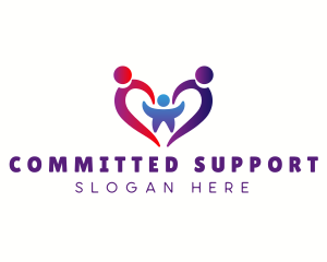 Family Parenting Support logo design