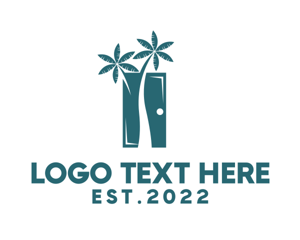 Palm Tree logo example 3