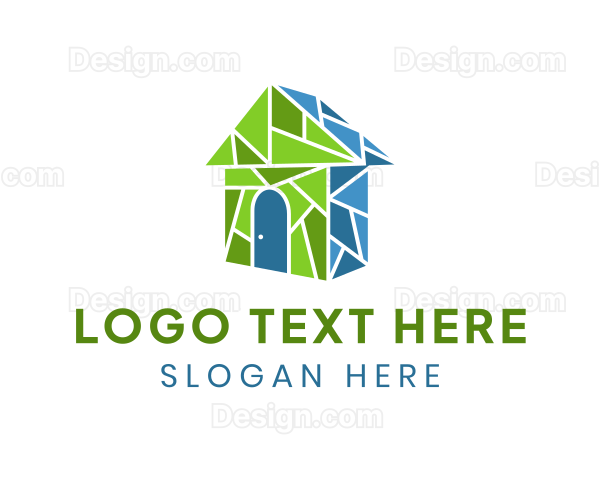 Mosaic House Structure Logo