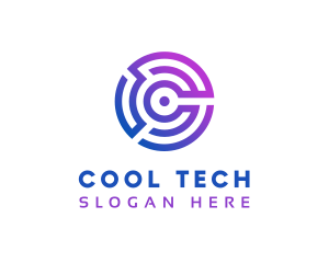 Modern Tech C logo design