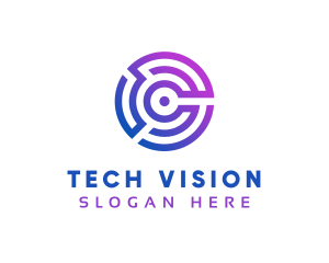 Modern Tech C logo design
