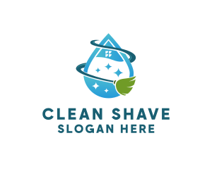 Home Cleaning Housekeeper logo design