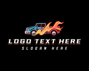 Blazing Pickup Truck logo