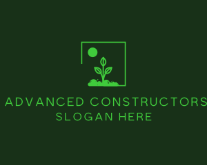 Green Plant Gardening logo design