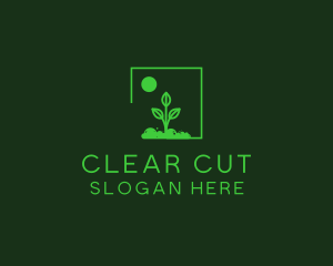 Green Plant Gardening logo design