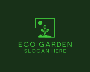 Green Plant Gardening logo design