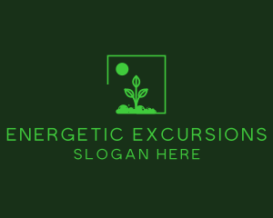 Green Plant Gardening logo design