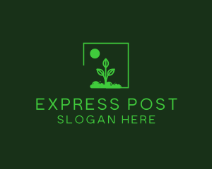 Green Plant Gardening logo design