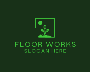 Green Plant Gardening logo design