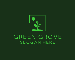 Green Plant Gardening logo design