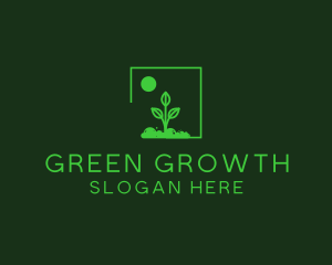 Green Plant Gardening logo design