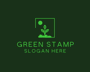 Green Plant Gardening logo design