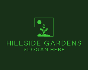 Green Plant Gardening logo design