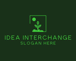 Green Plant Gardening logo design