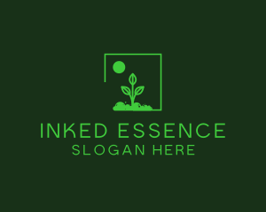 Green Plant Gardening logo design