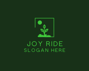 Green Plant Gardening logo design