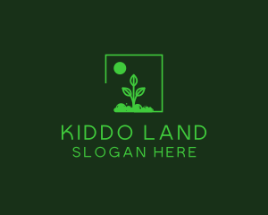 Green Plant Gardening logo design