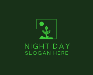 Green Plant Gardening logo design