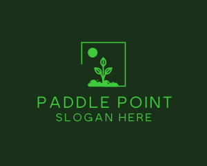 Green Plant Gardening logo design