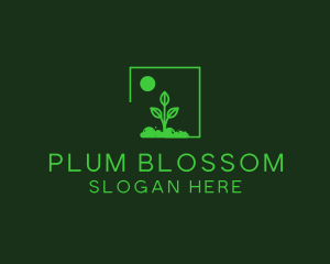 Green Plant Gardening logo design