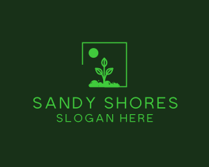 Green Plant Gardening logo design