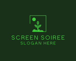 Green Plant Gardening logo design