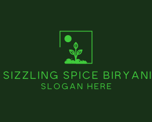 Green Plant Gardening logo design