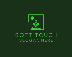 Green Plant Gardening logo design