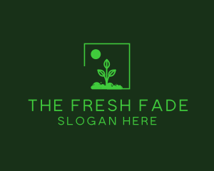 Green Plant Gardening logo design