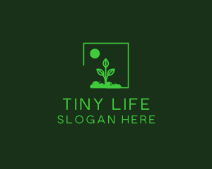 Green Plant Gardening logo design