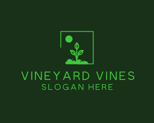 Green Plant Gardening logo design