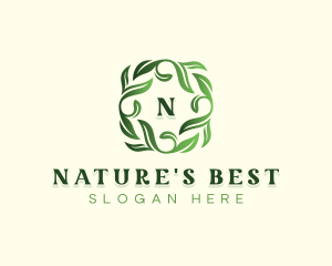 Nature Herbal Leaf logo design