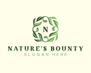 Nature Herbal Leaf logo design