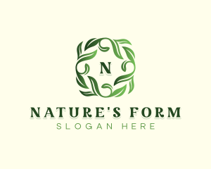 Nature Herbal Leaf logo design