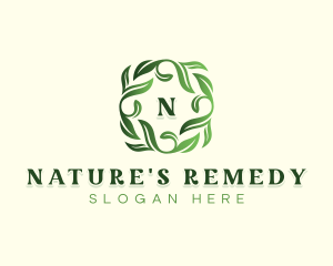 Nature Herbal Leaf logo design