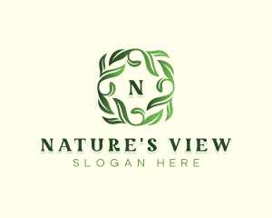 Nature Herbal Leaf logo design