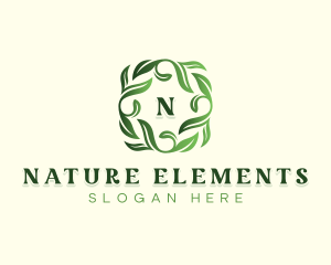 Nature Herbal Leaf logo design