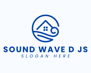 Water Wave House logo design