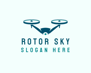 Aerial Drone Surveillance logo design