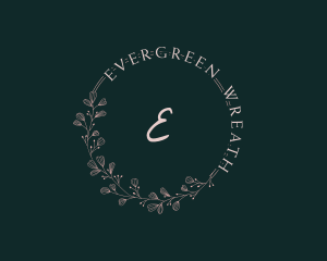 Florist Wedding Wreath logo design