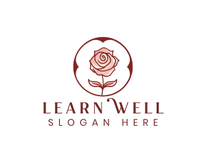 Elegant Rose Wellness logo design