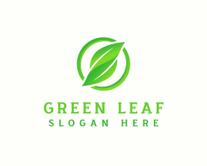 Leaf Natural Herb logo design