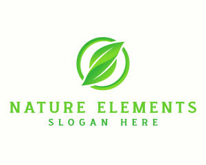 Leaf Natural Herb logo design