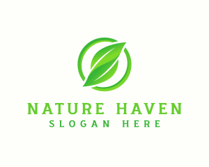 Leaf Natural Herb logo design