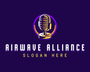 Radio Studio Microphone logo